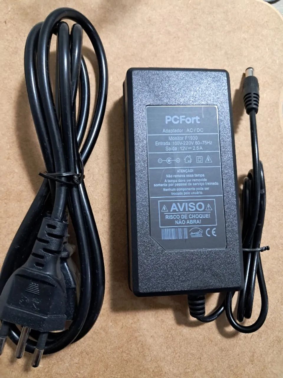 Fonte de Alimentação 12v 2,5A Kit com 7 unidades 