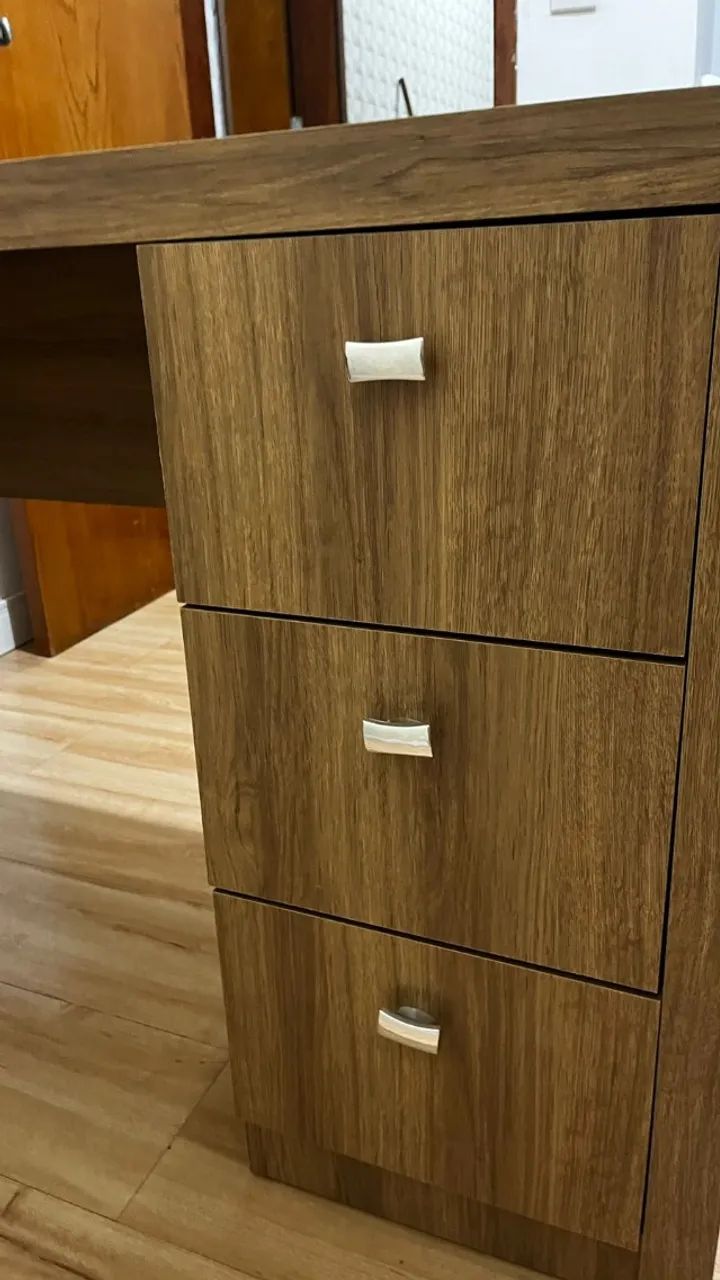 Mesa em L para escritório - Foto 3