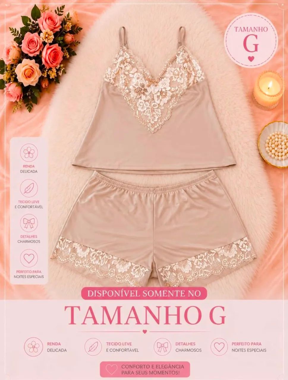 Pijama - babydoll Premium feminino variado 4 - Foto 2