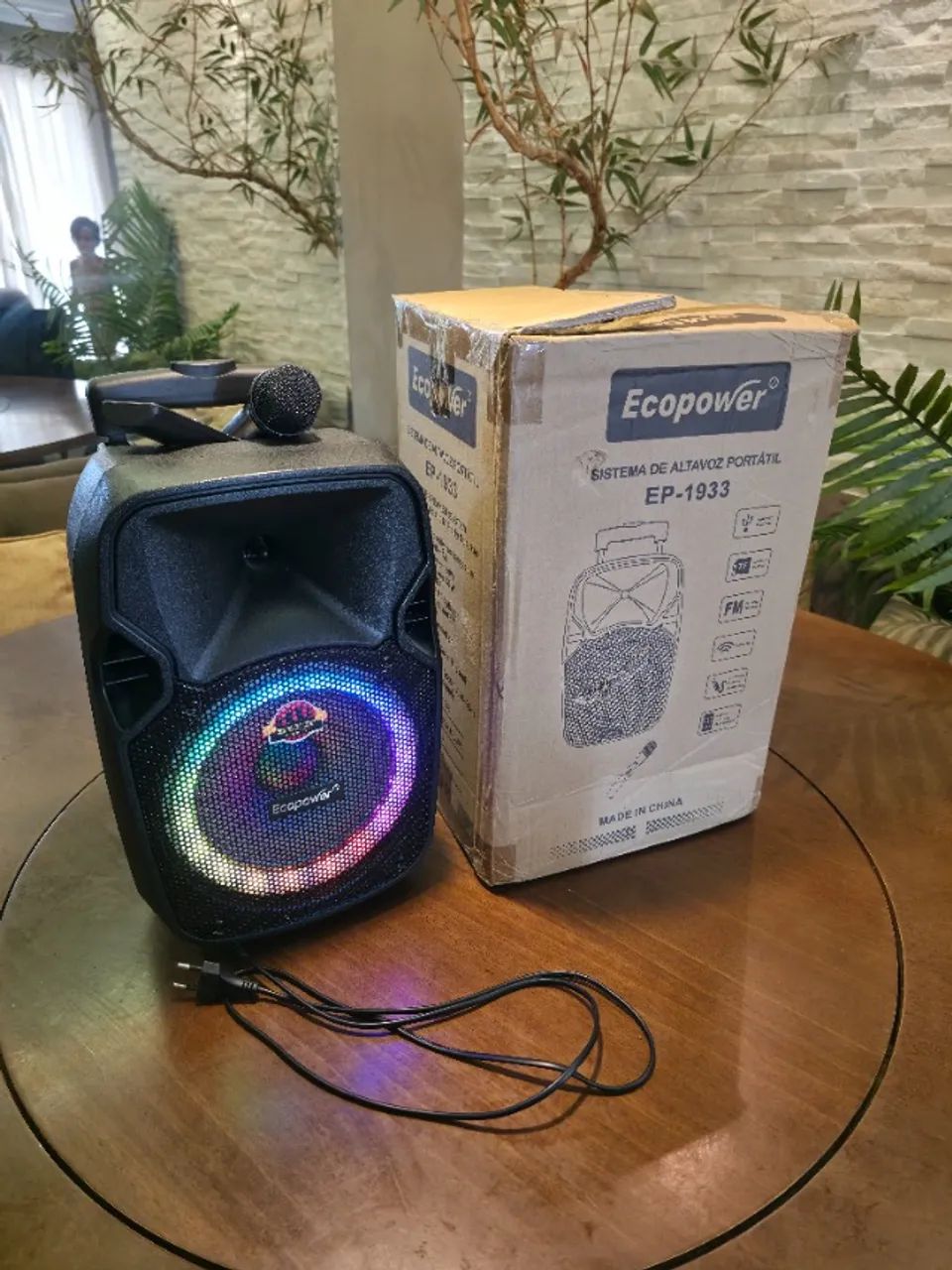 Caixa Ecopower EP1933 - USB - SD - Bluetooth 