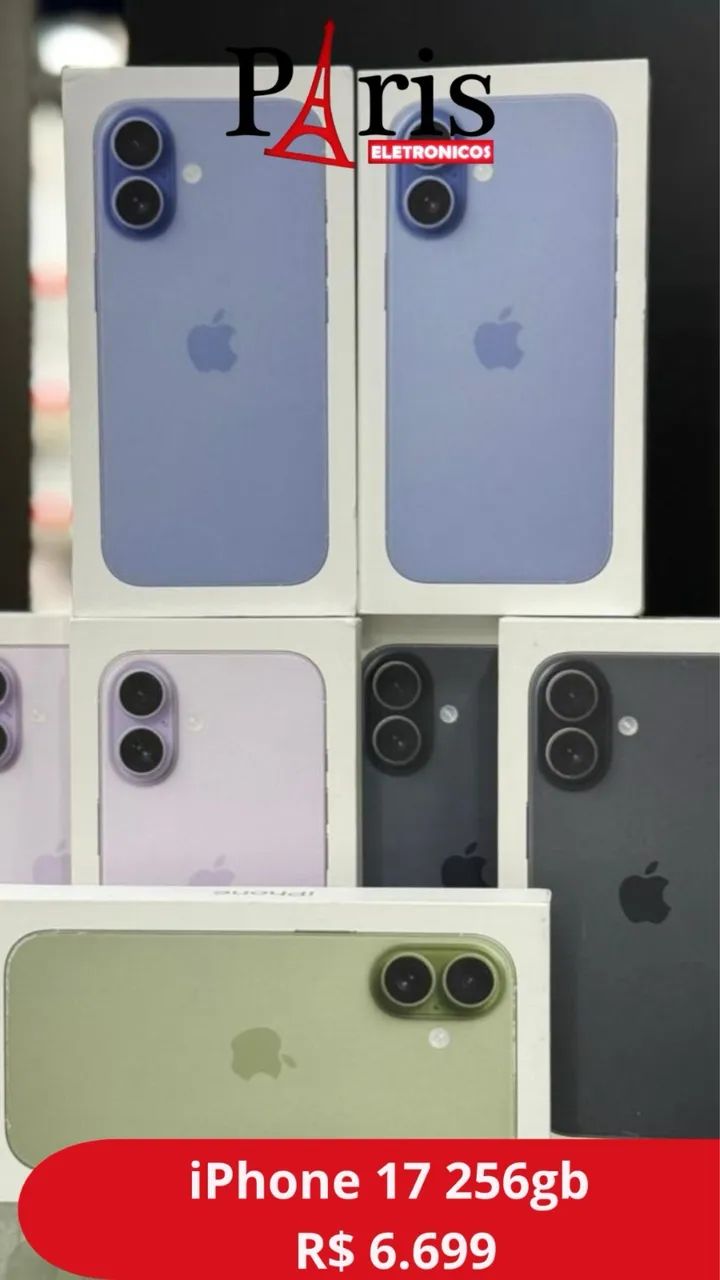iPhone 17 256gb - Novo 