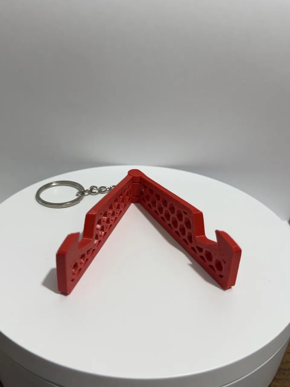 Suporte para celular, estilo chaveiro. - Foto 3