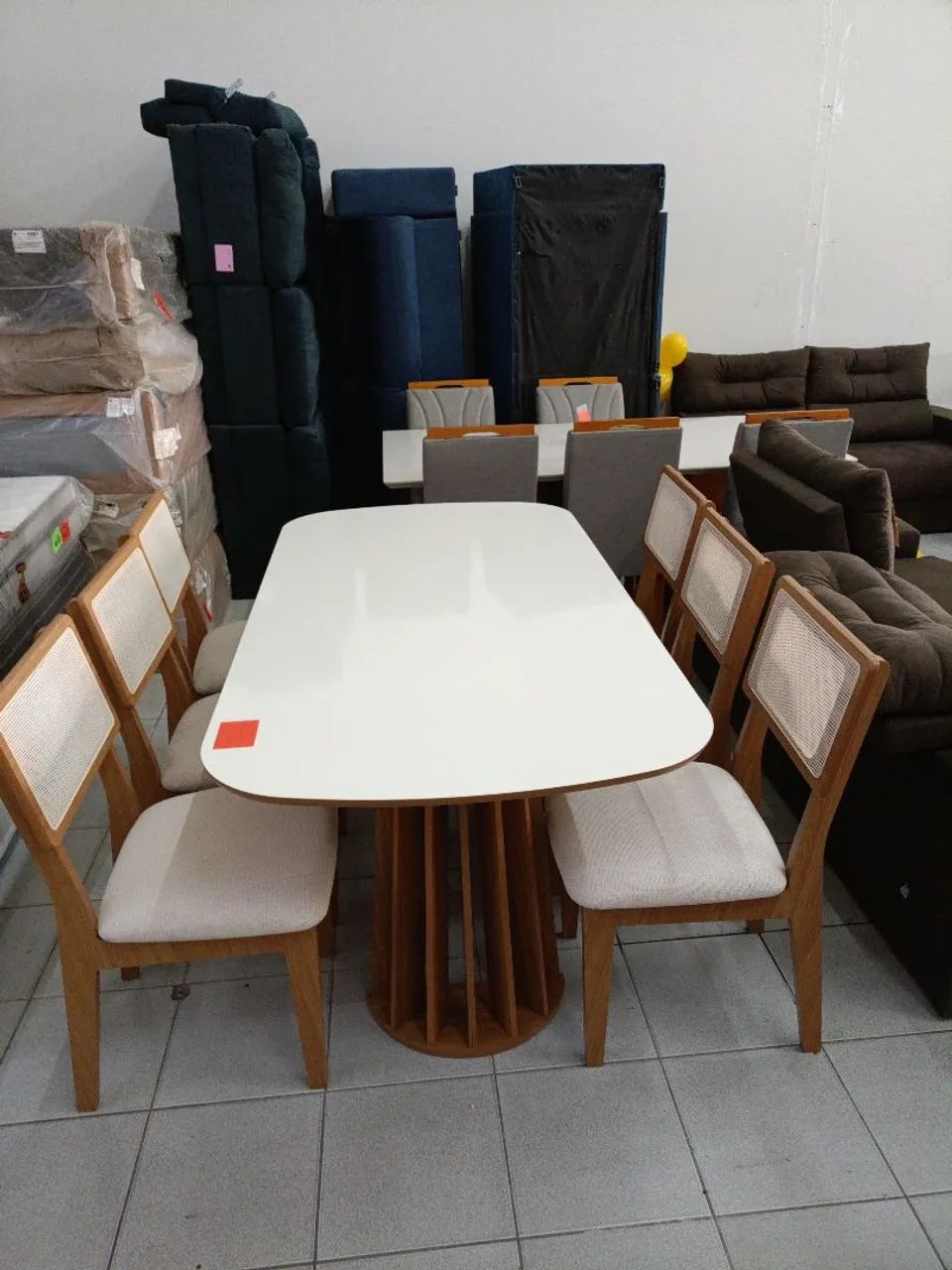 MESA MADEIRA+ 6 cadeiras 0,90X1,80  - Foto 2