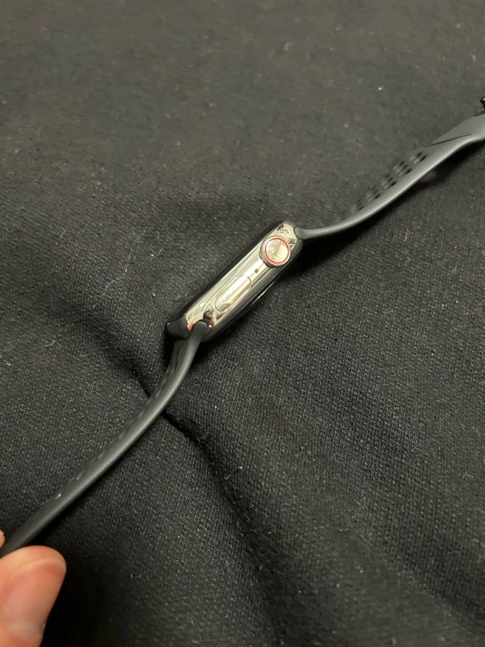 Apple Watch Séries 9 Aço Inox Prata - Foto 3