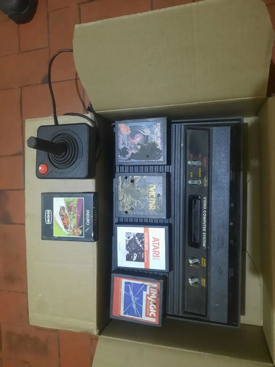 Atari 2600 5 jogos e 1 controle