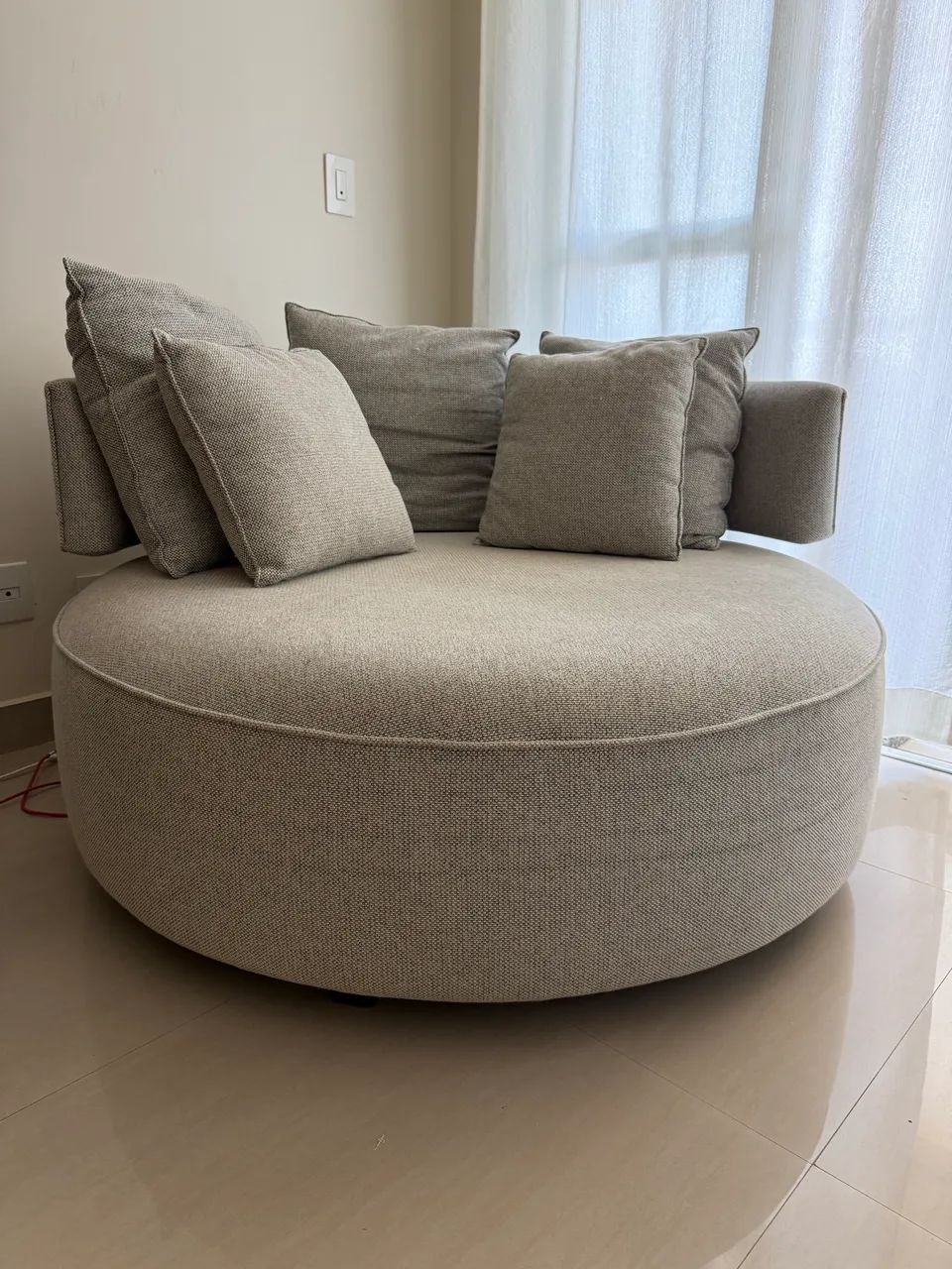 Chaise redonda para Sala - Foto 3