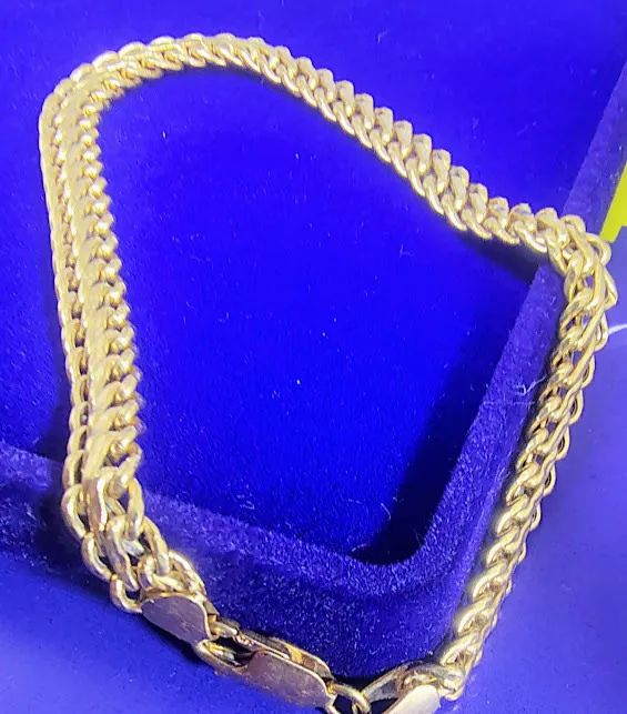 Pulseira Esteira Lacracia Moderna Ouro 18 Kilates Peso 5.13 Gramas 19 Cm 6 mm