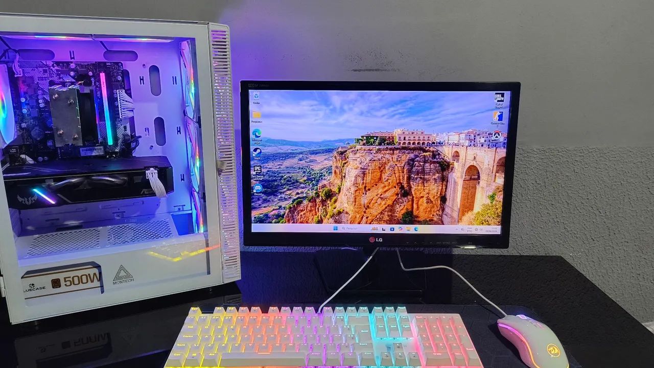 PC Gamer COMPLETO c/ Ryzen 5 + GTX 1660 Super - Foto 2