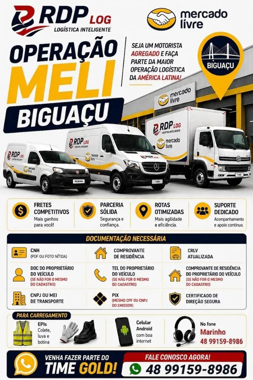 Vaga para entregadores MercadoLivre  - Foto 2