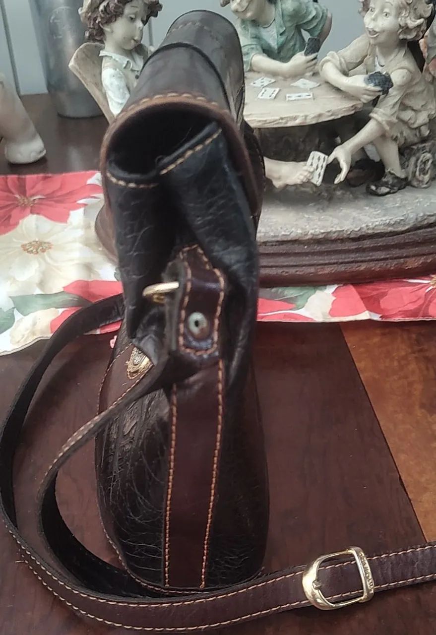 Bolsa couro anos 70 linguard  - Foto 3