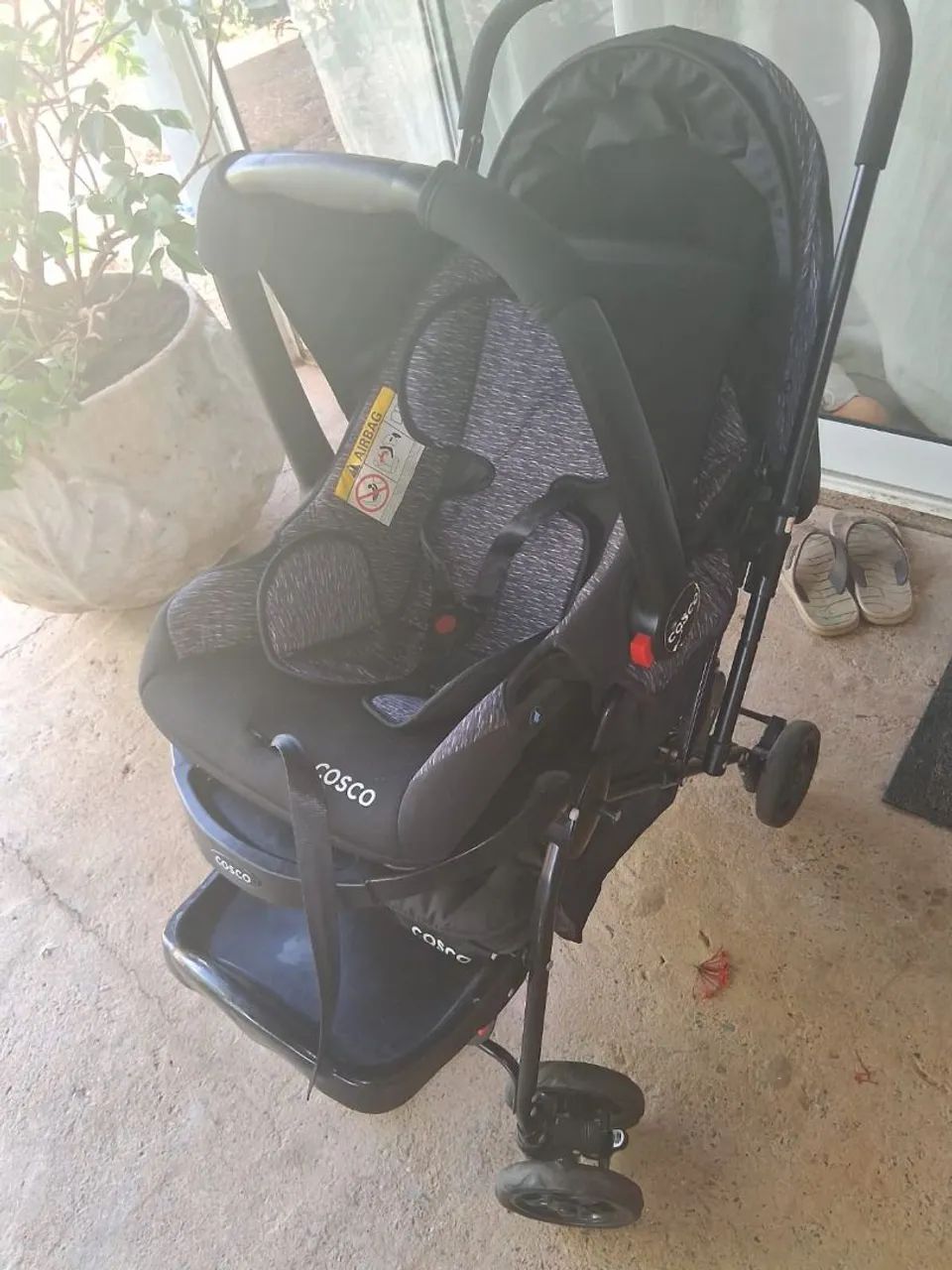 Carrinho e bebe conforto Cosco - Foto 4