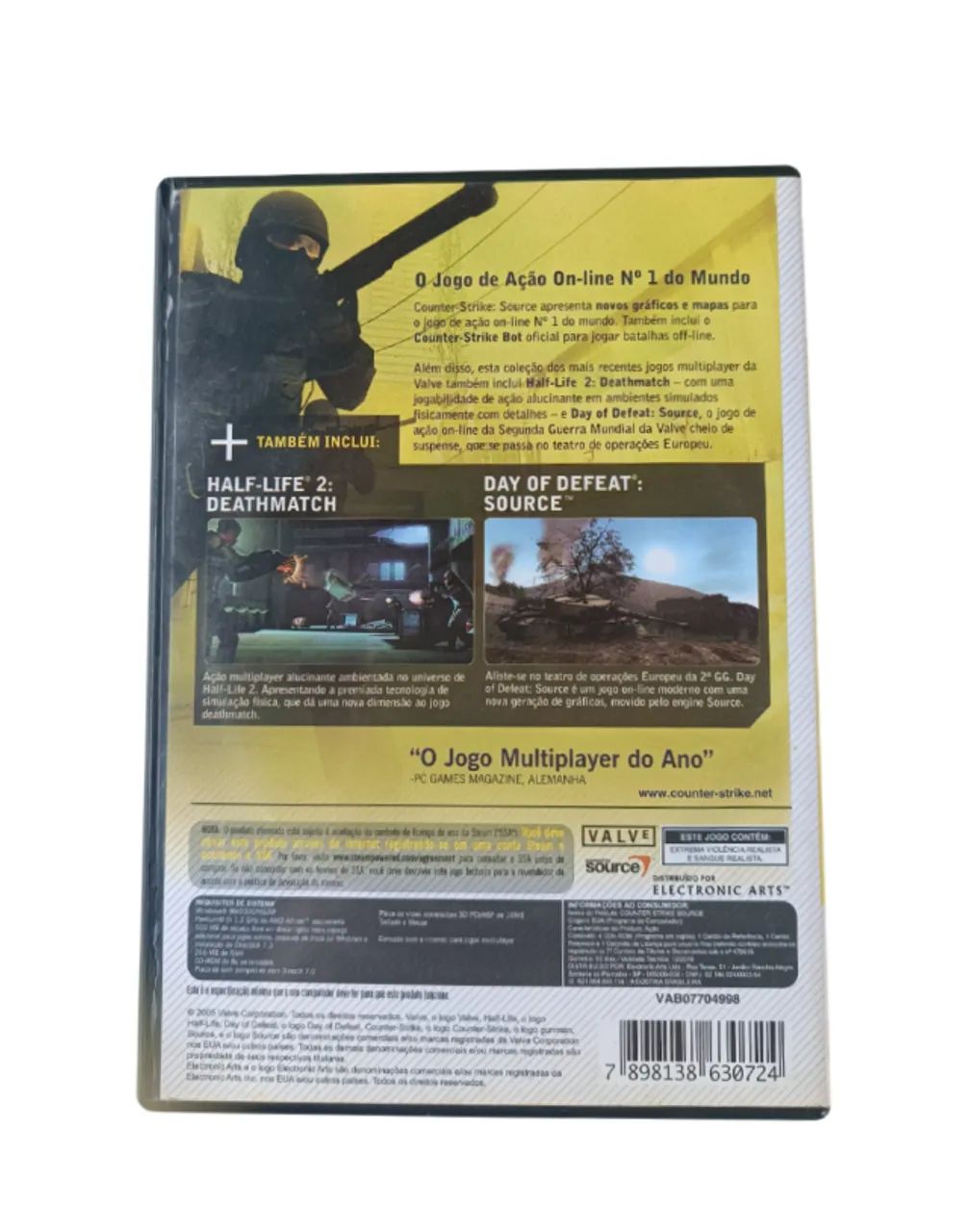 CD DE JOGO COUNTER STRIKE SOURCE HALF LIFE 2  D50 - Foto 3