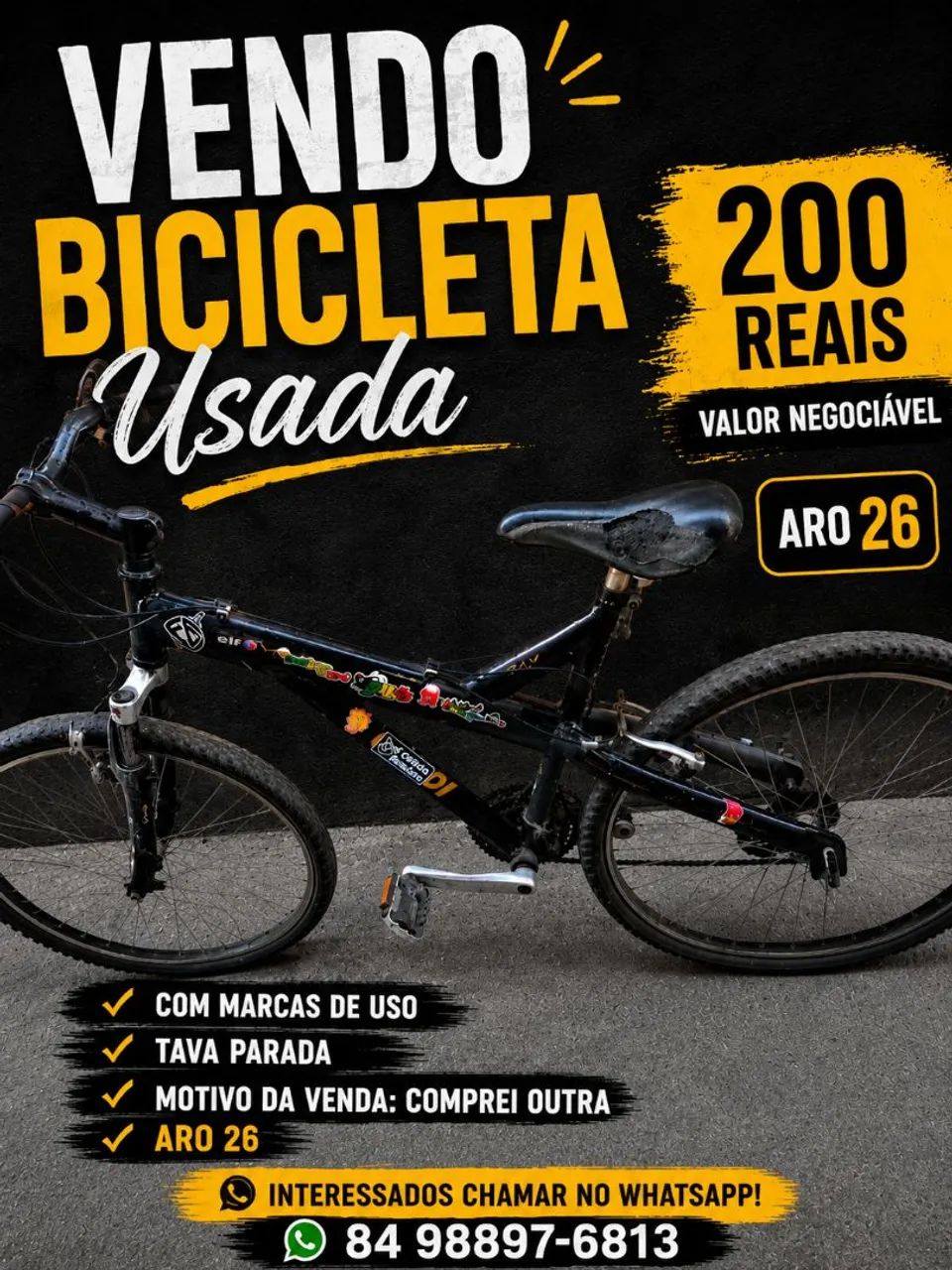 Bicicleta aro 26