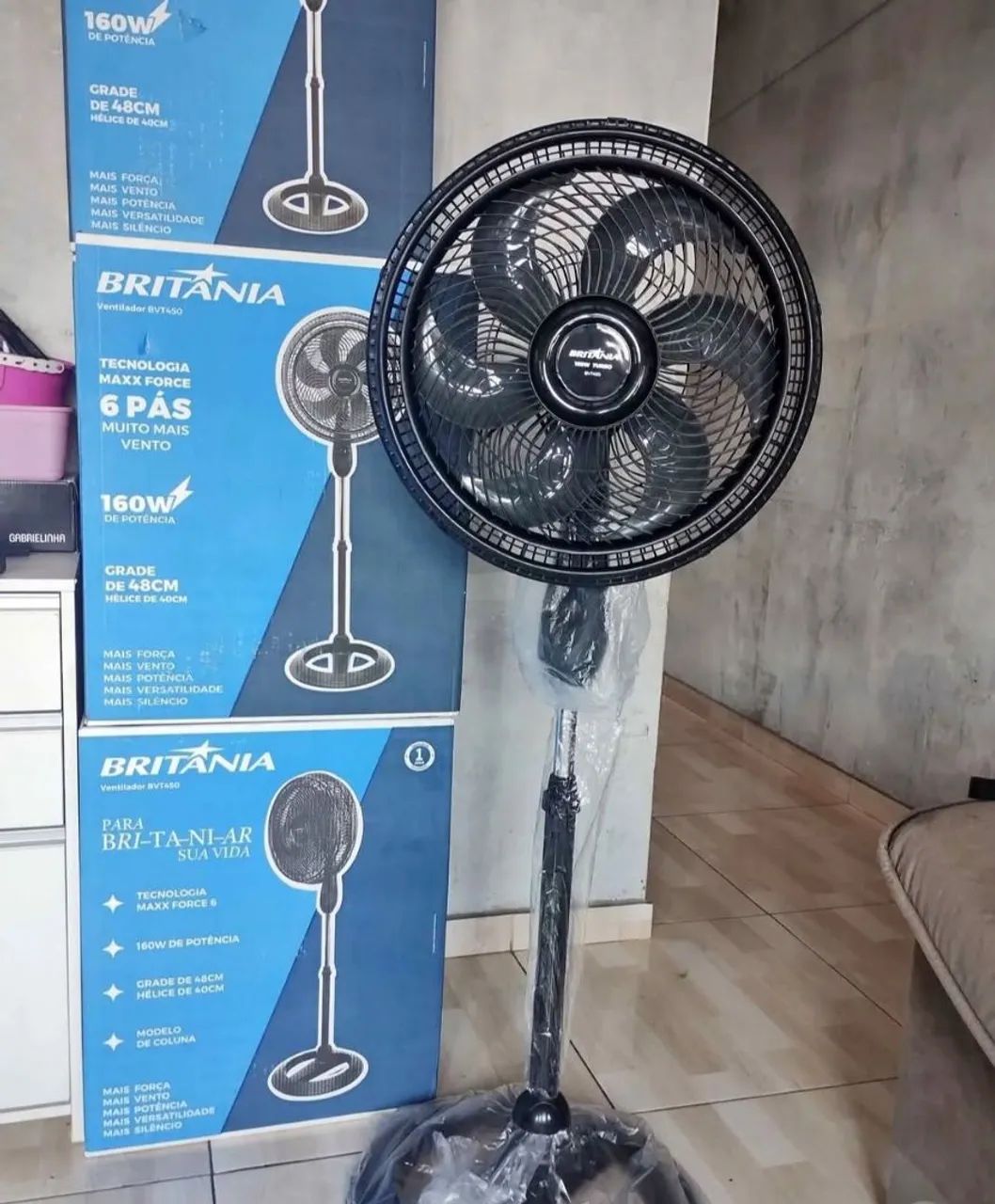Ventilador Britânio novo