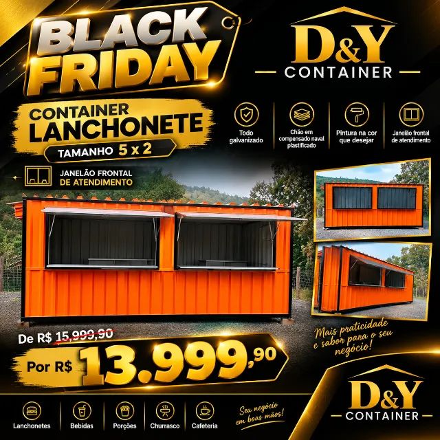 Black Friday D&Y Containers-Preços nunca vistos antes! - Foto 3