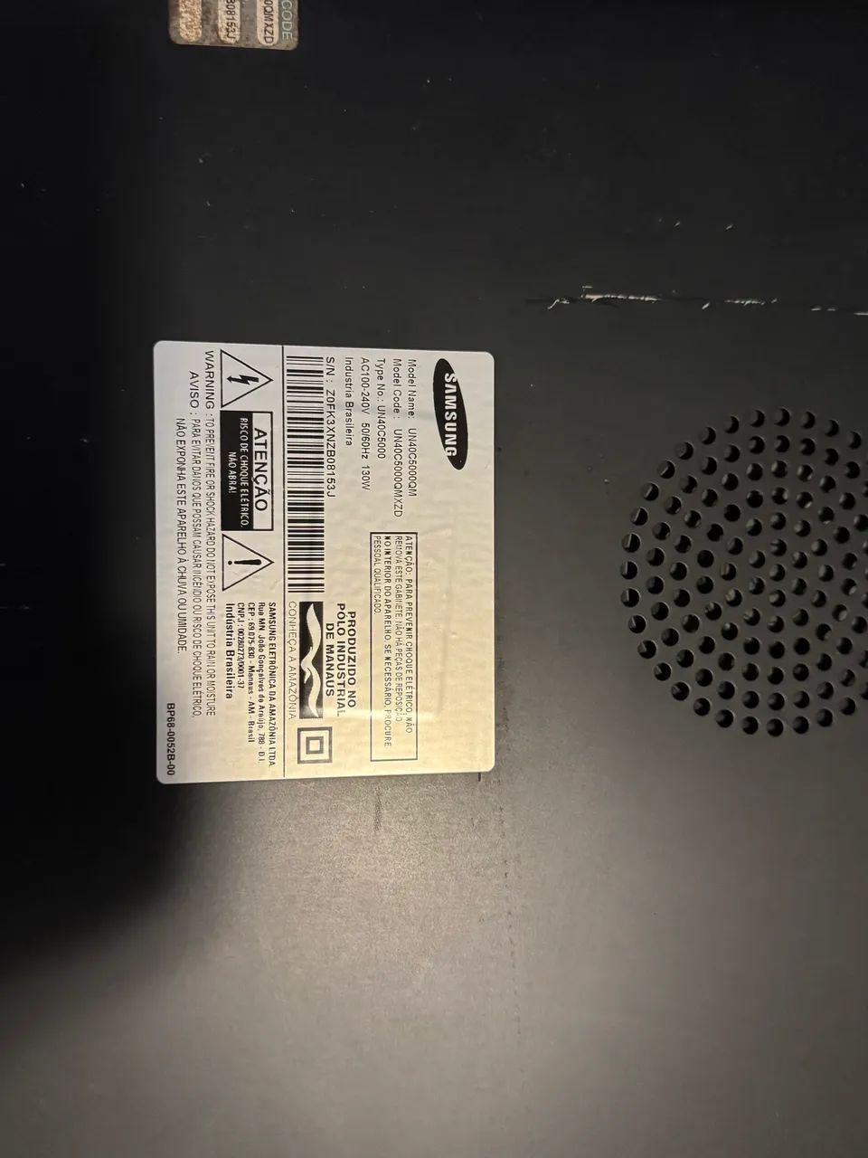 TV SANSUNG LED 40 POLEGADAS COM DEFEITO MODELO UN40C5000QM - Foto 3