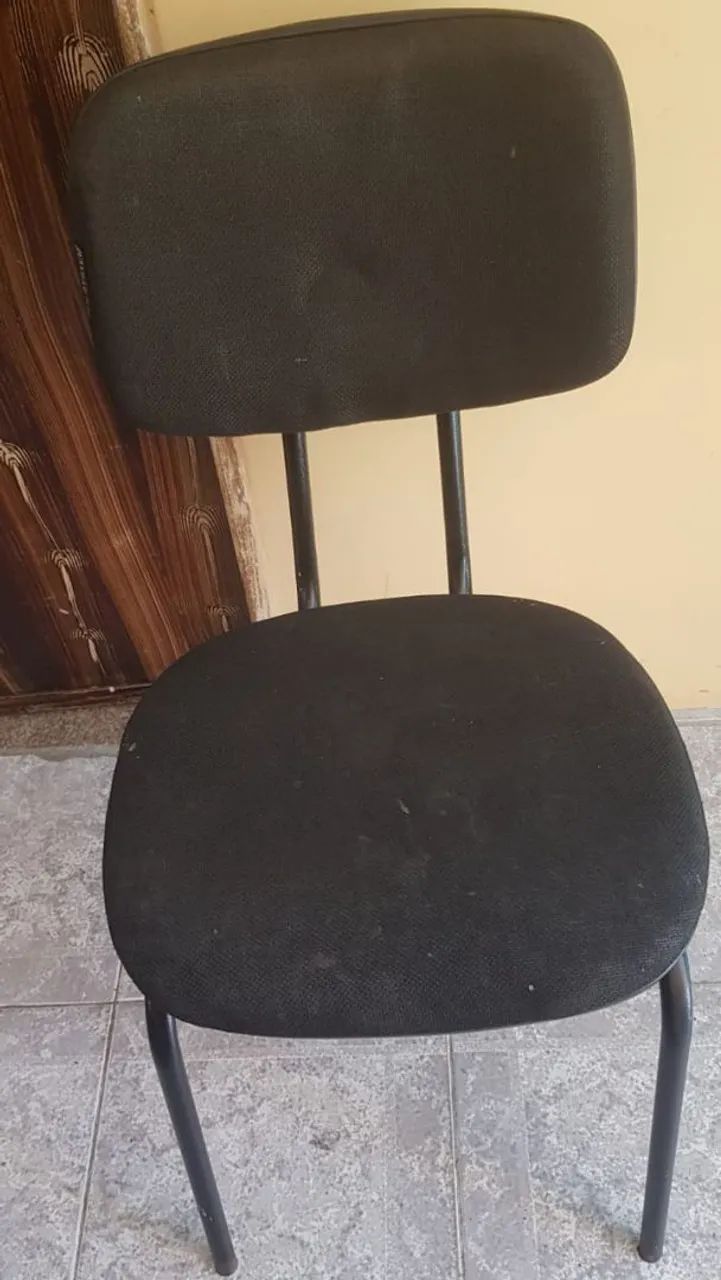 Cadeira de espera, cor preta
