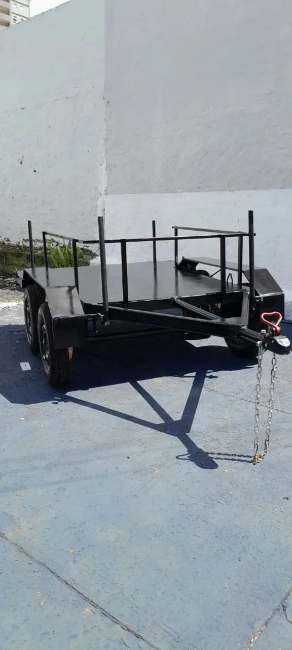 Carretinha prancha para som carga lixo