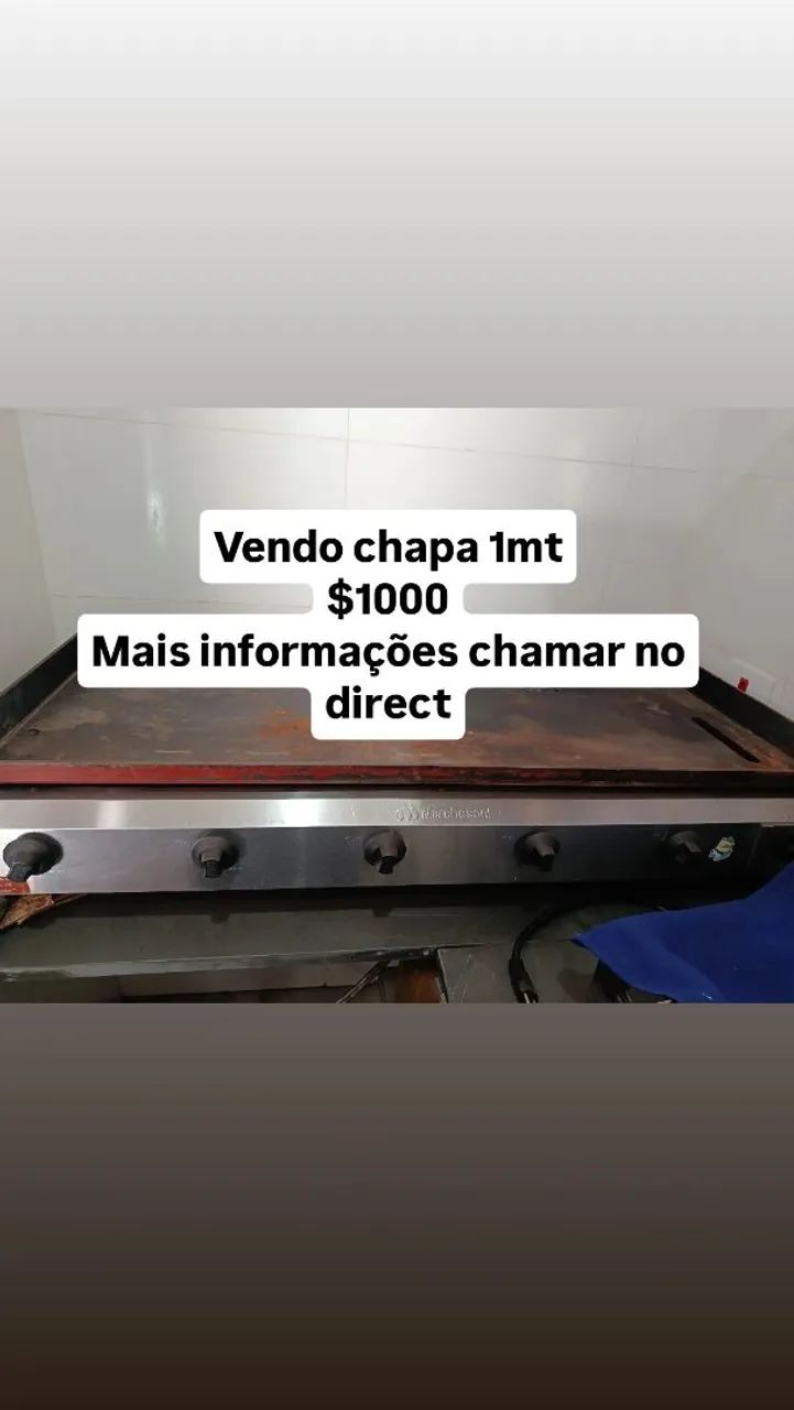 Geladeira e chapa para lanchonete  - Foto 3