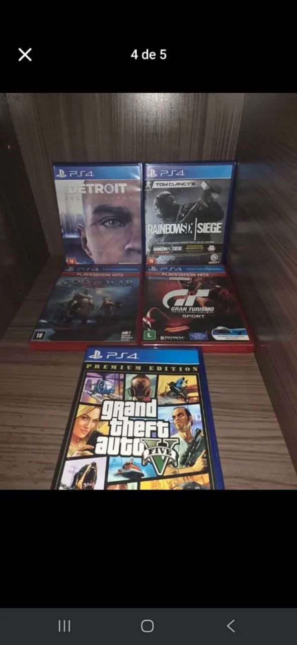 PS4 SLIM 1 TERA + 6 JOGOS  - Foto 3