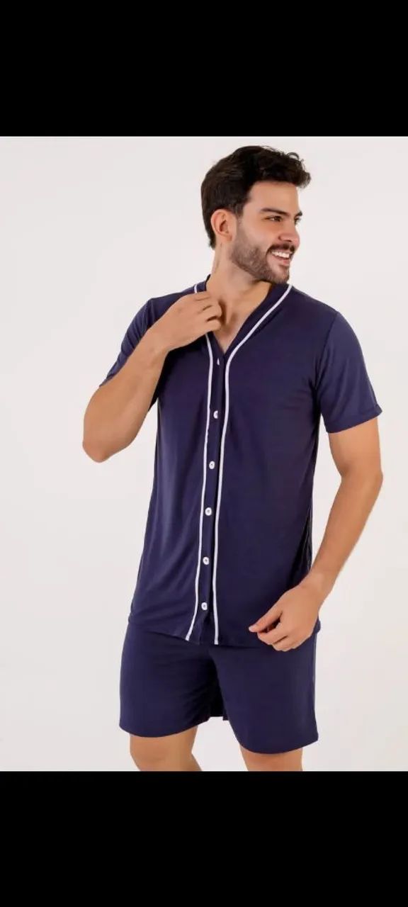 Pijama Americano Tecido Suede Premium 