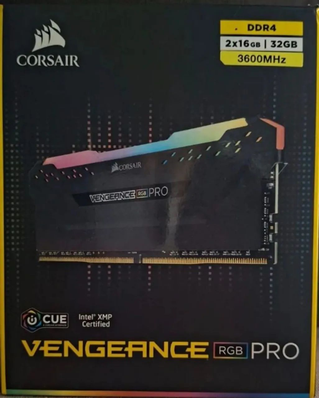 MEMORIA DDR4 CORSAIR 32 GB ( 2x16 ) 3600 MHZ - Memória RAM