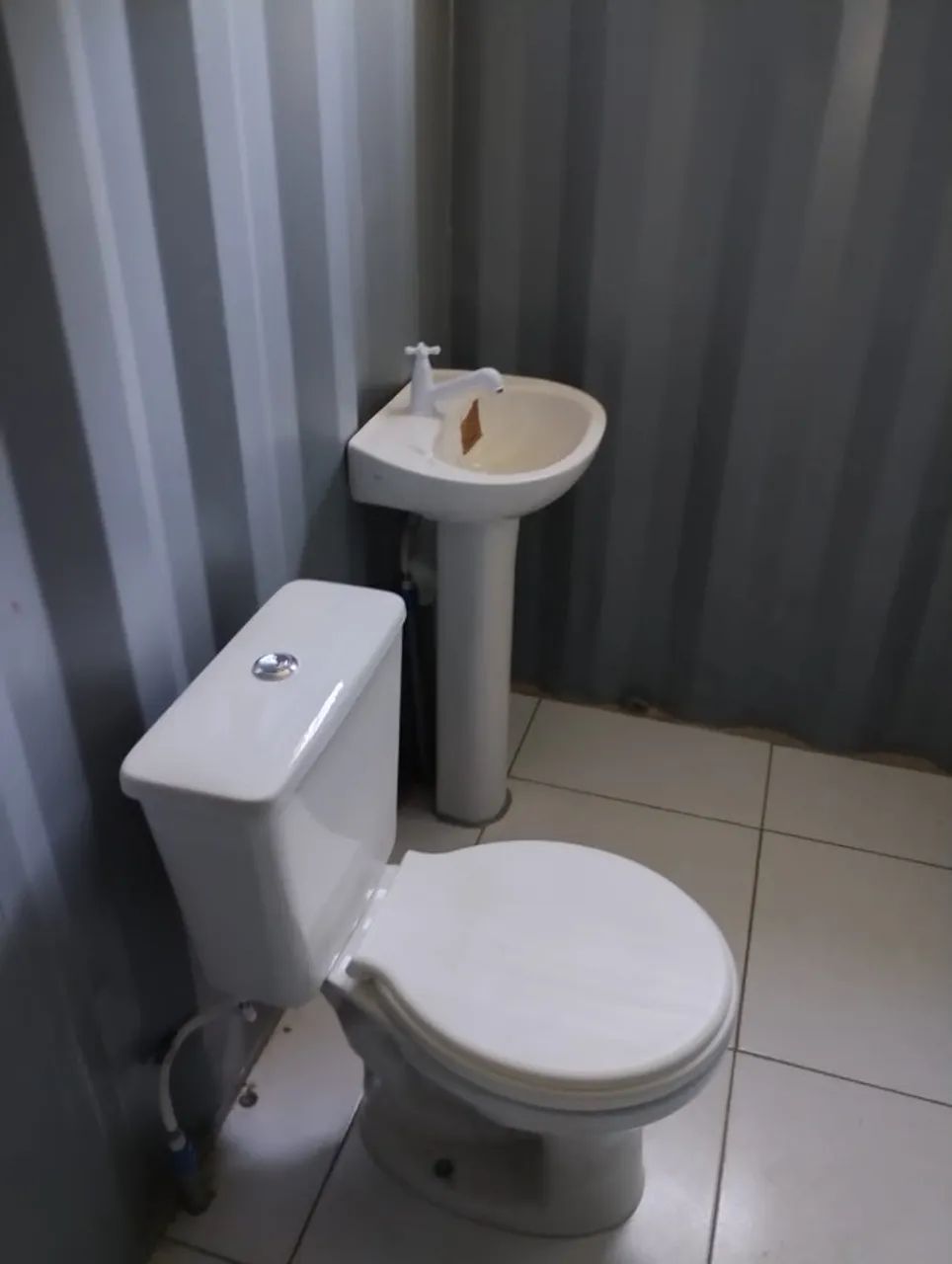 Banheiro Acoplável Estrutura Metalon com Fechadura Tetra - Foto 2