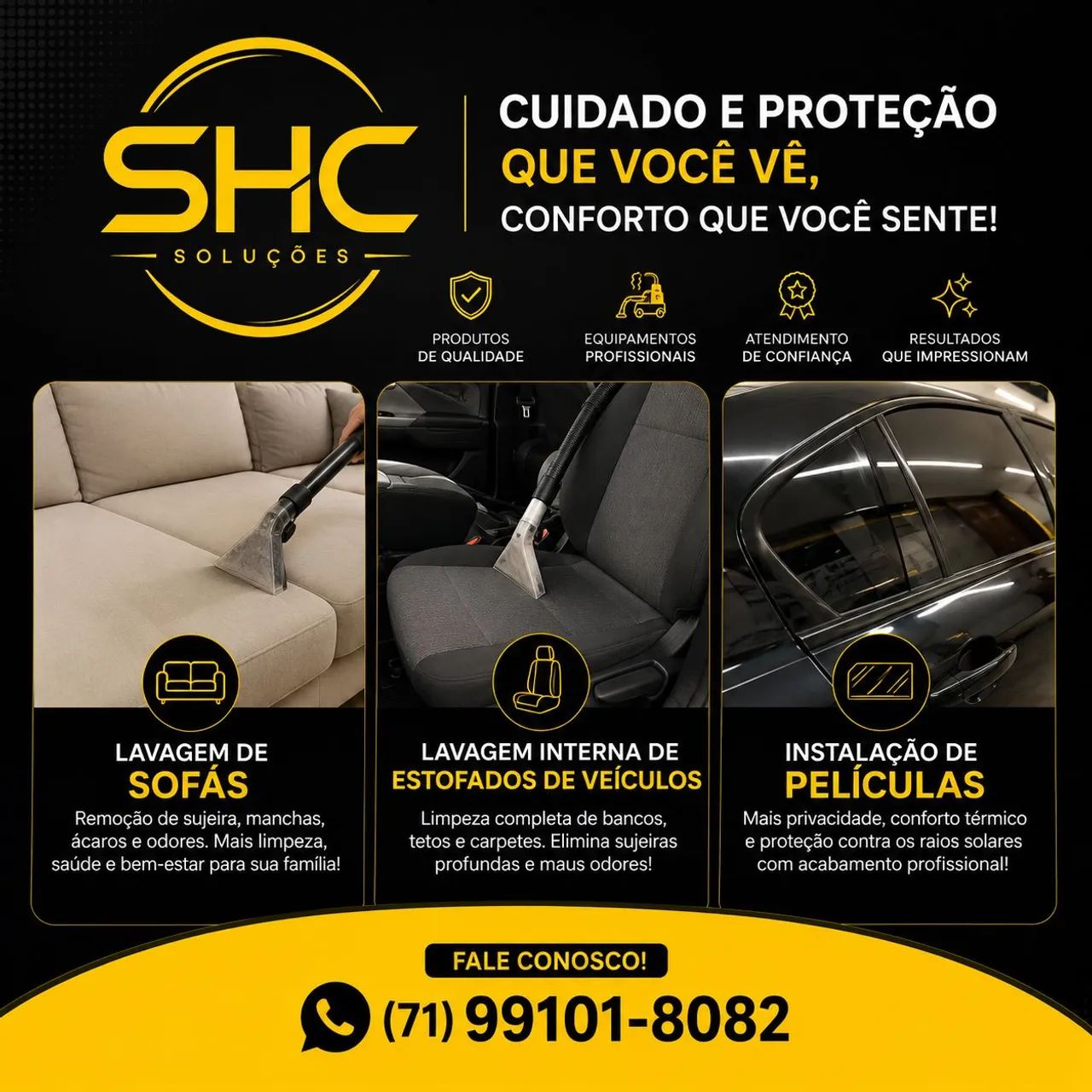 Lavagem de sofá, limpeza interna de veículos  - Foto 2