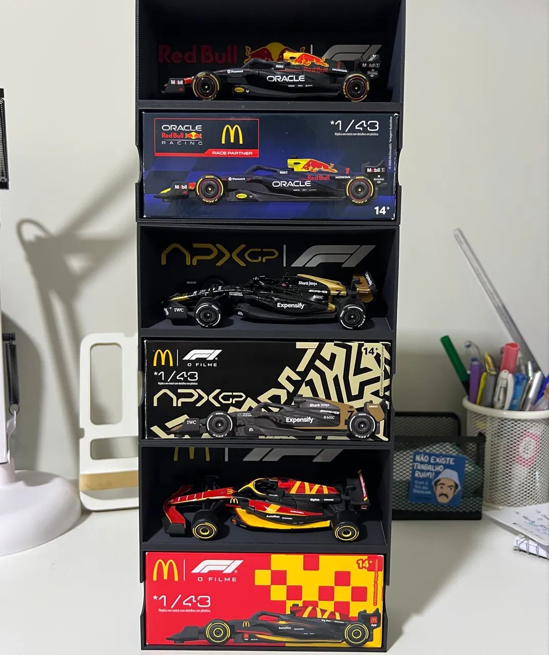 Kit de carrinhos F1 Mc Donalds