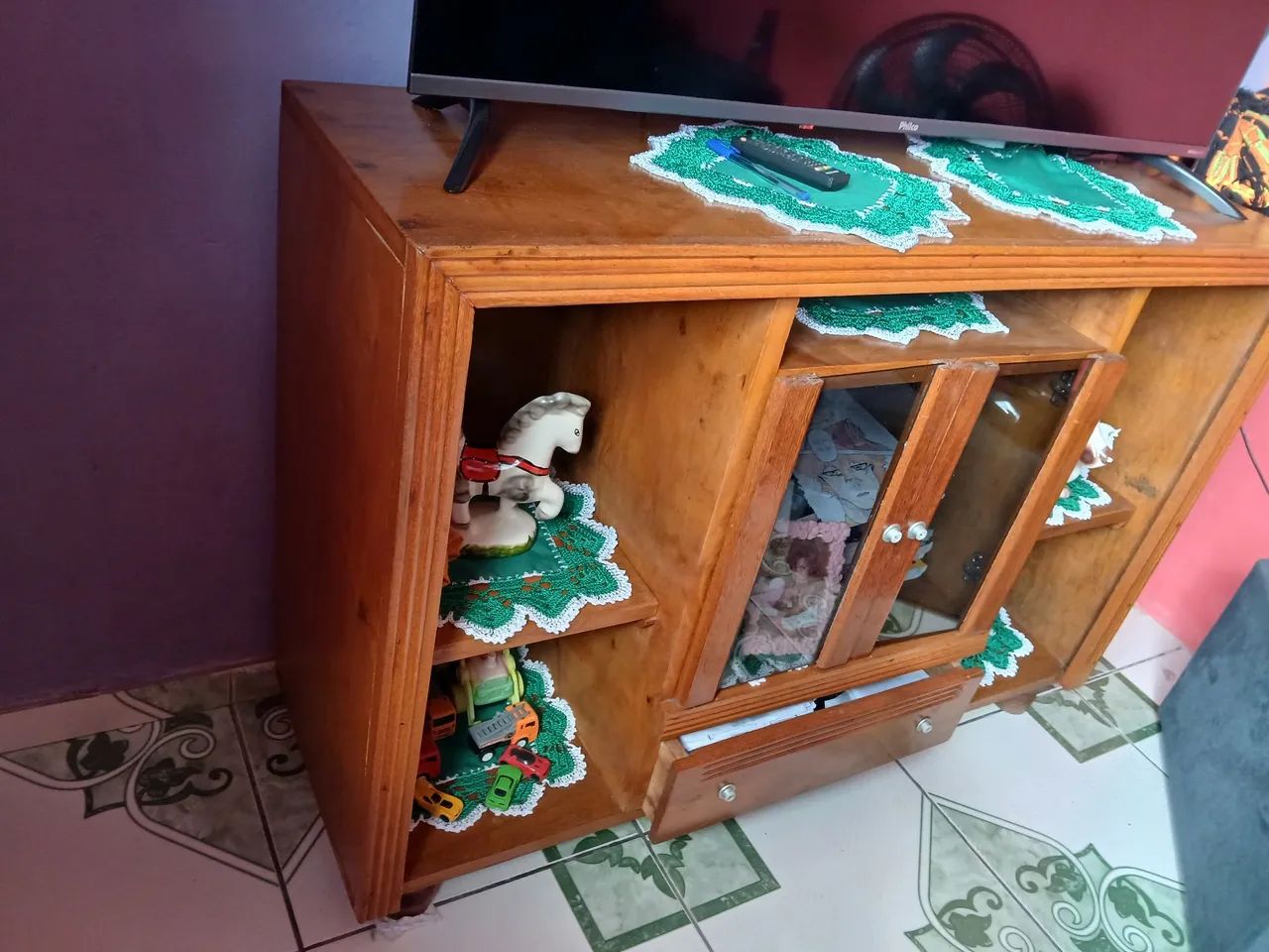 Vendo um rack de madeira  - Foto 3