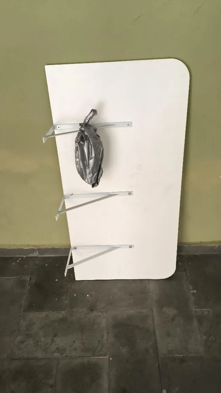 Aparador/mesa  branco MDF - Foto 2