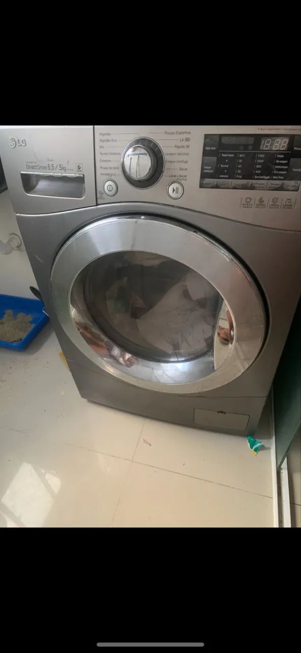 ? Máquina de Lavar LG 8,5kg Lava e Seca - Direct Drive ? - Foto 2