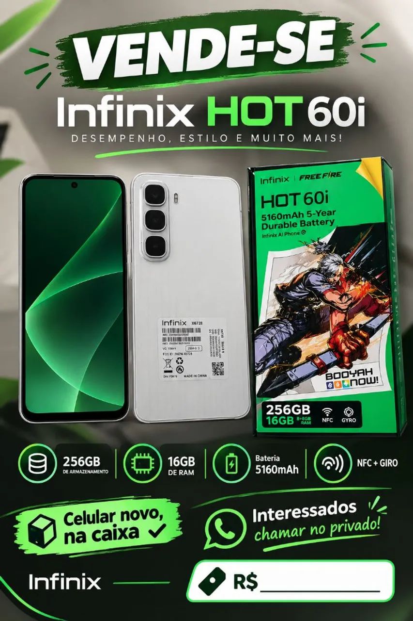 Celular Infinix Hot60