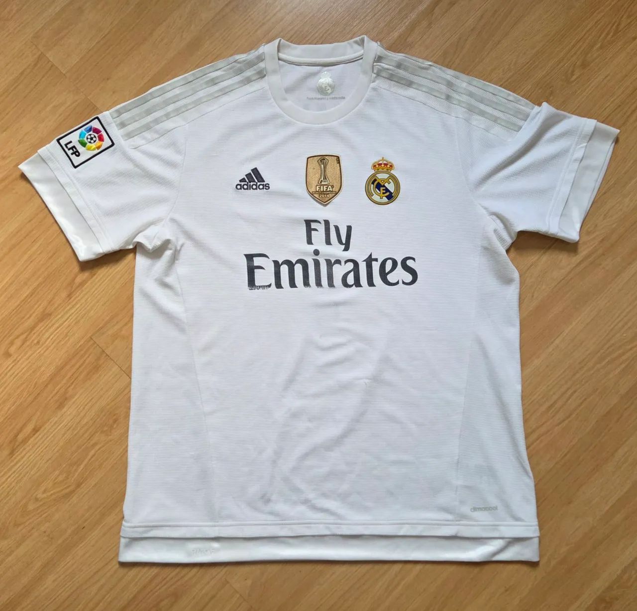 Camisa Real Madrid home Ronaldo 15/16 XL