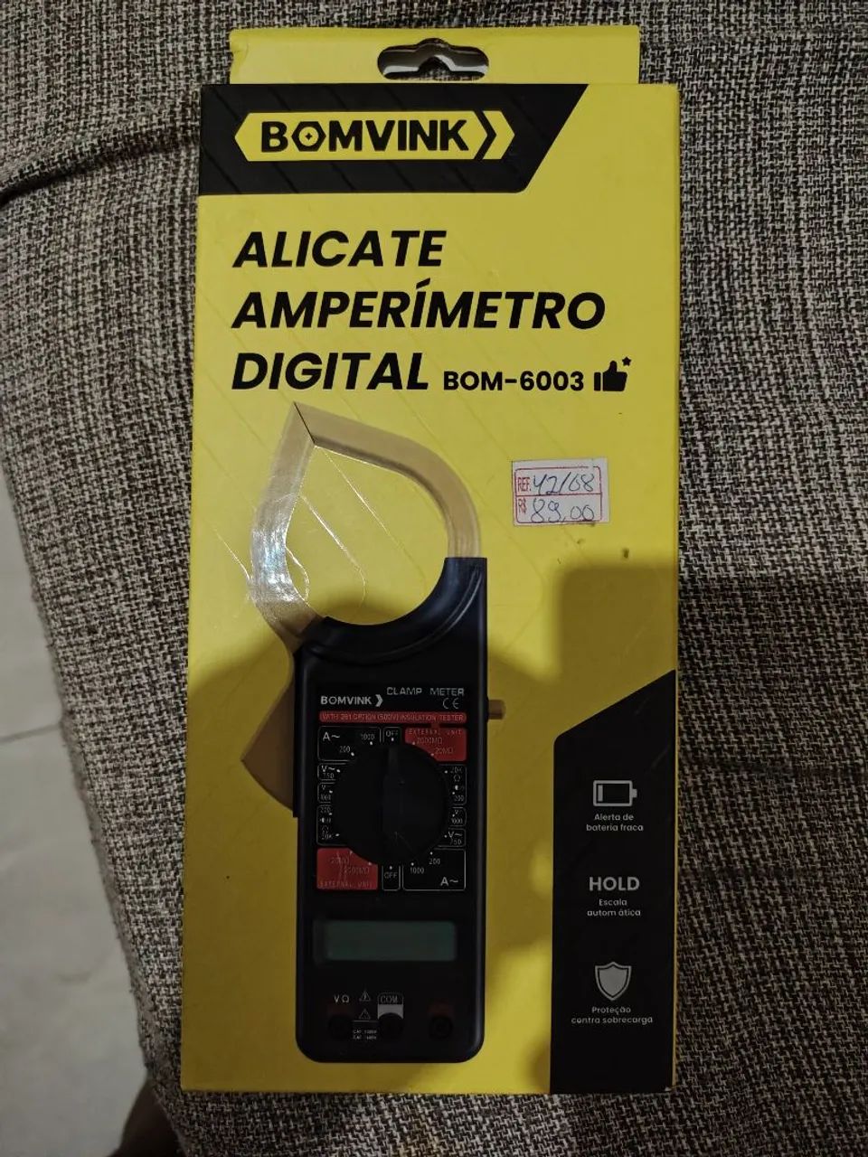 Alicate Amperímetro digital 50,00