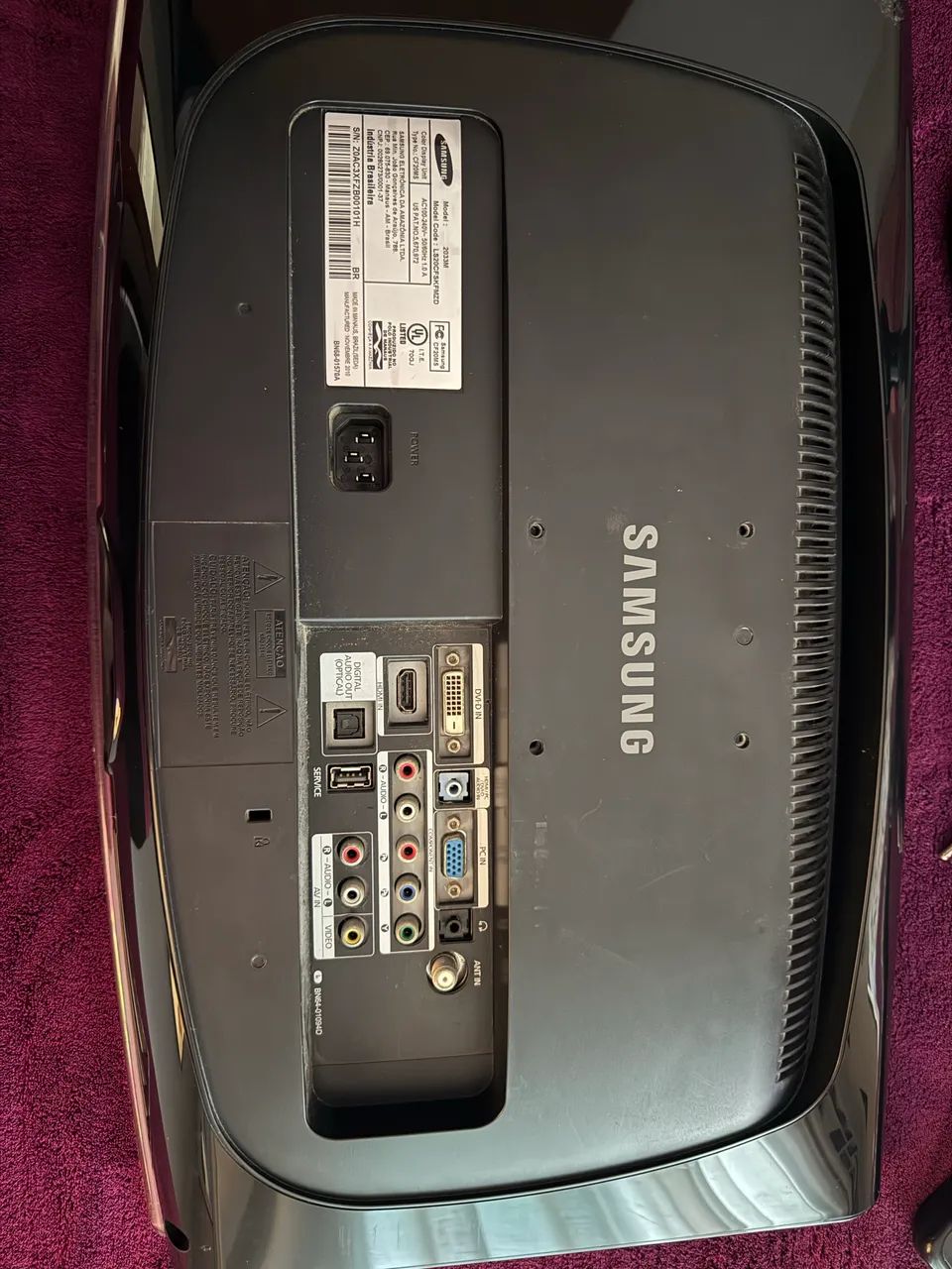 Tv Monitor LCD Samsung 20 polegadas no - Foto 2