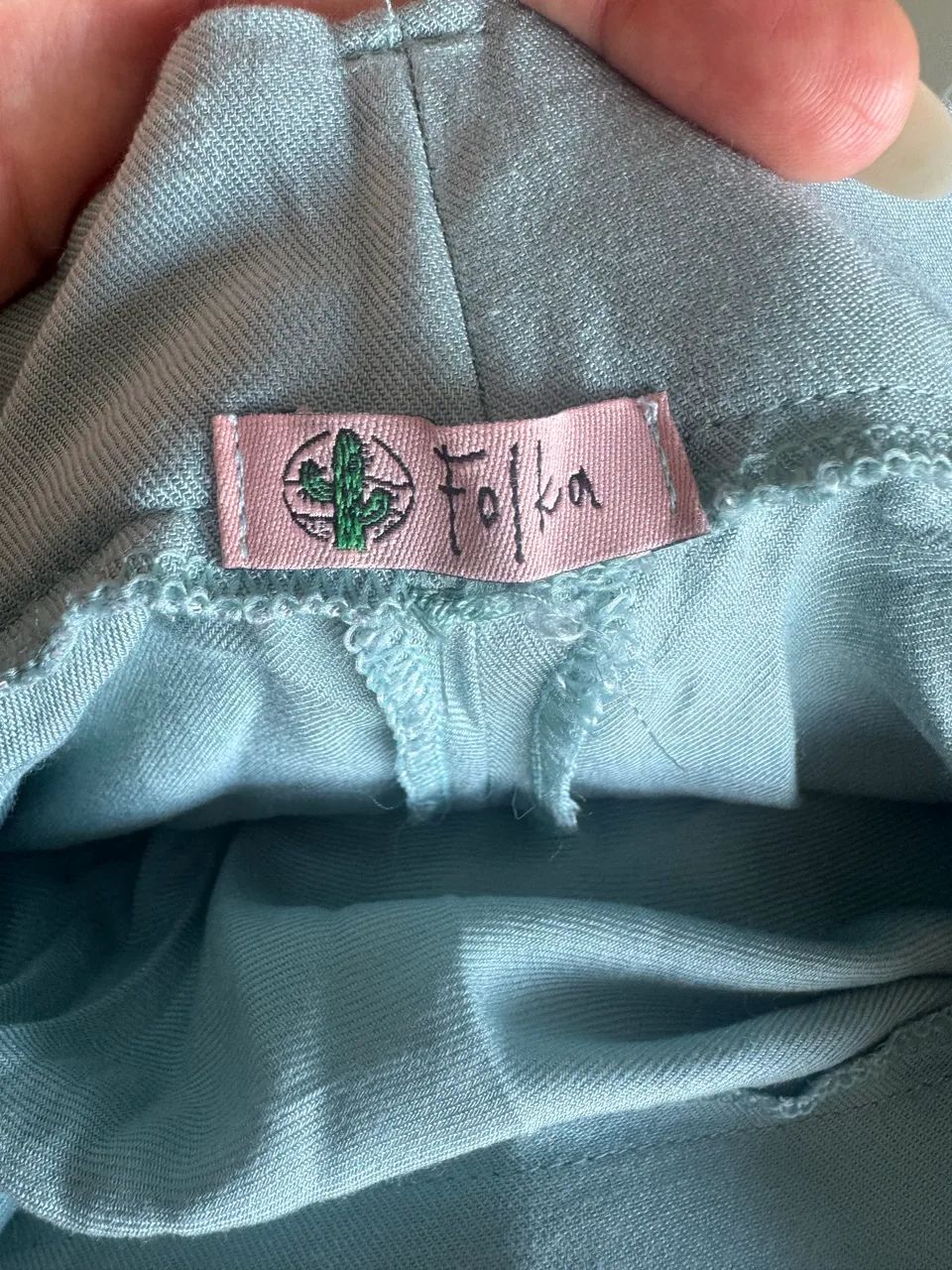 Saia verde clara comprida  - Foto 4