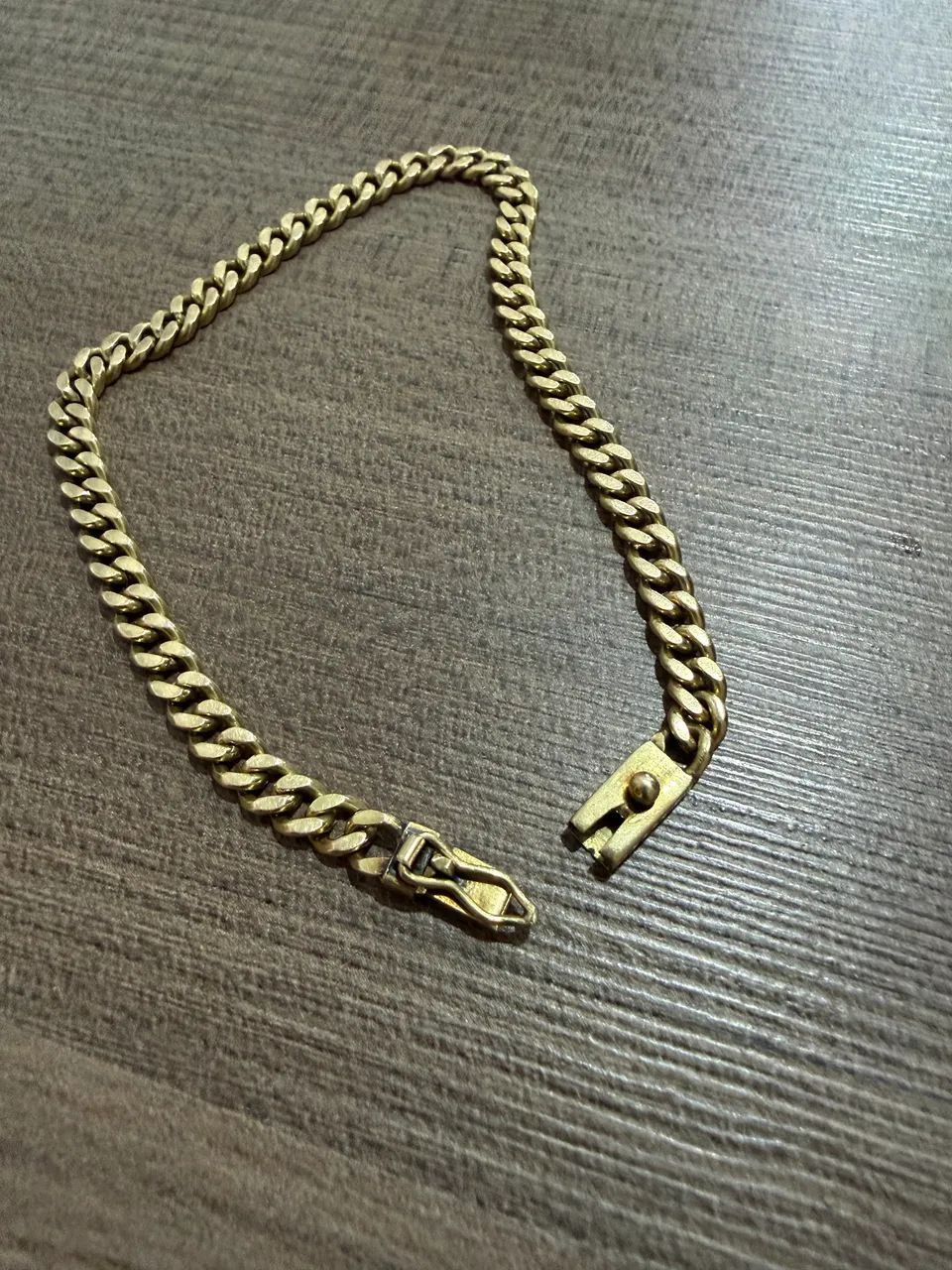 Pulseira de Ouro Gourmet 18k MACIÇA 