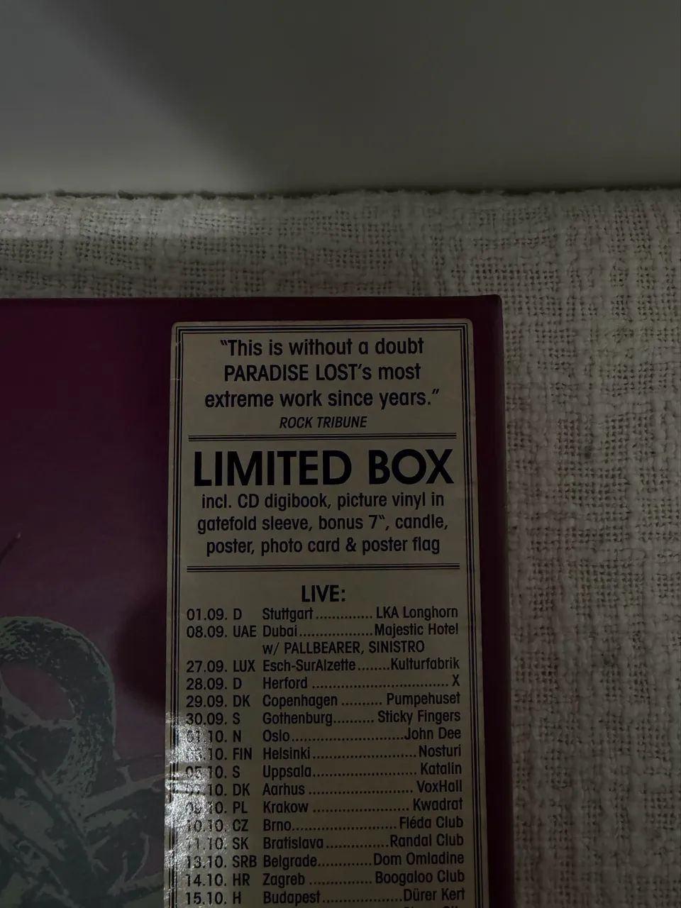 Box Paradise Lost Medusa - LP e CD - Foto 2