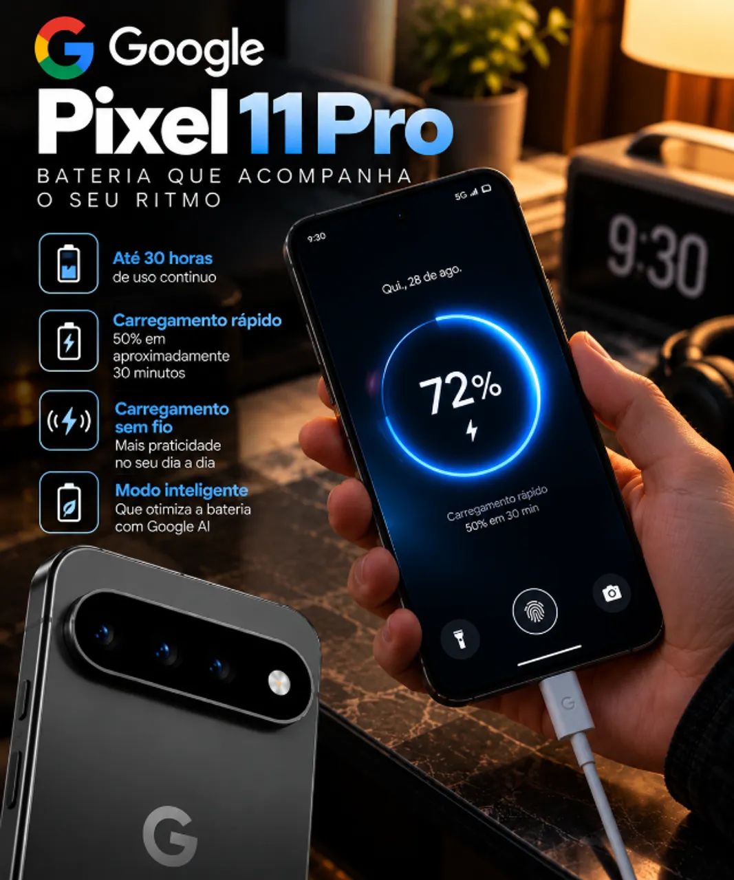 Google Pixel 11 Pro 256GB - Celulares e Smartphones - Lagoa da