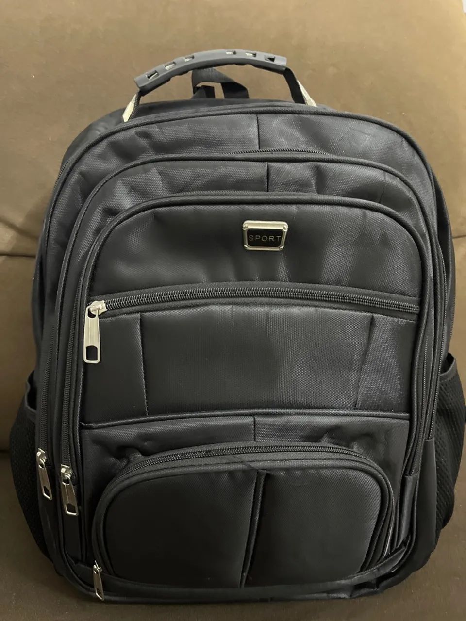 Mochila grande com 5 bolsos - Foto 3