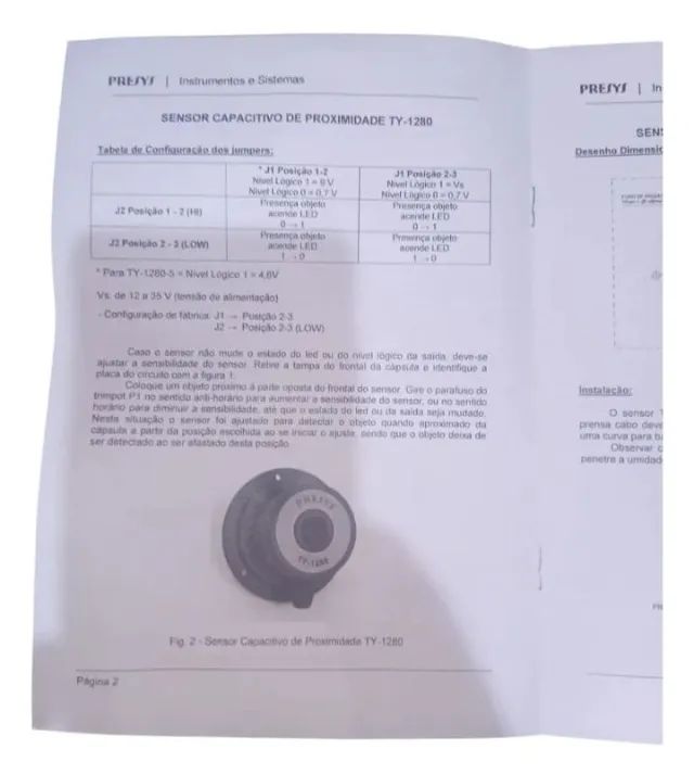 Sensor PRESYS TY-1280 - Foto 4