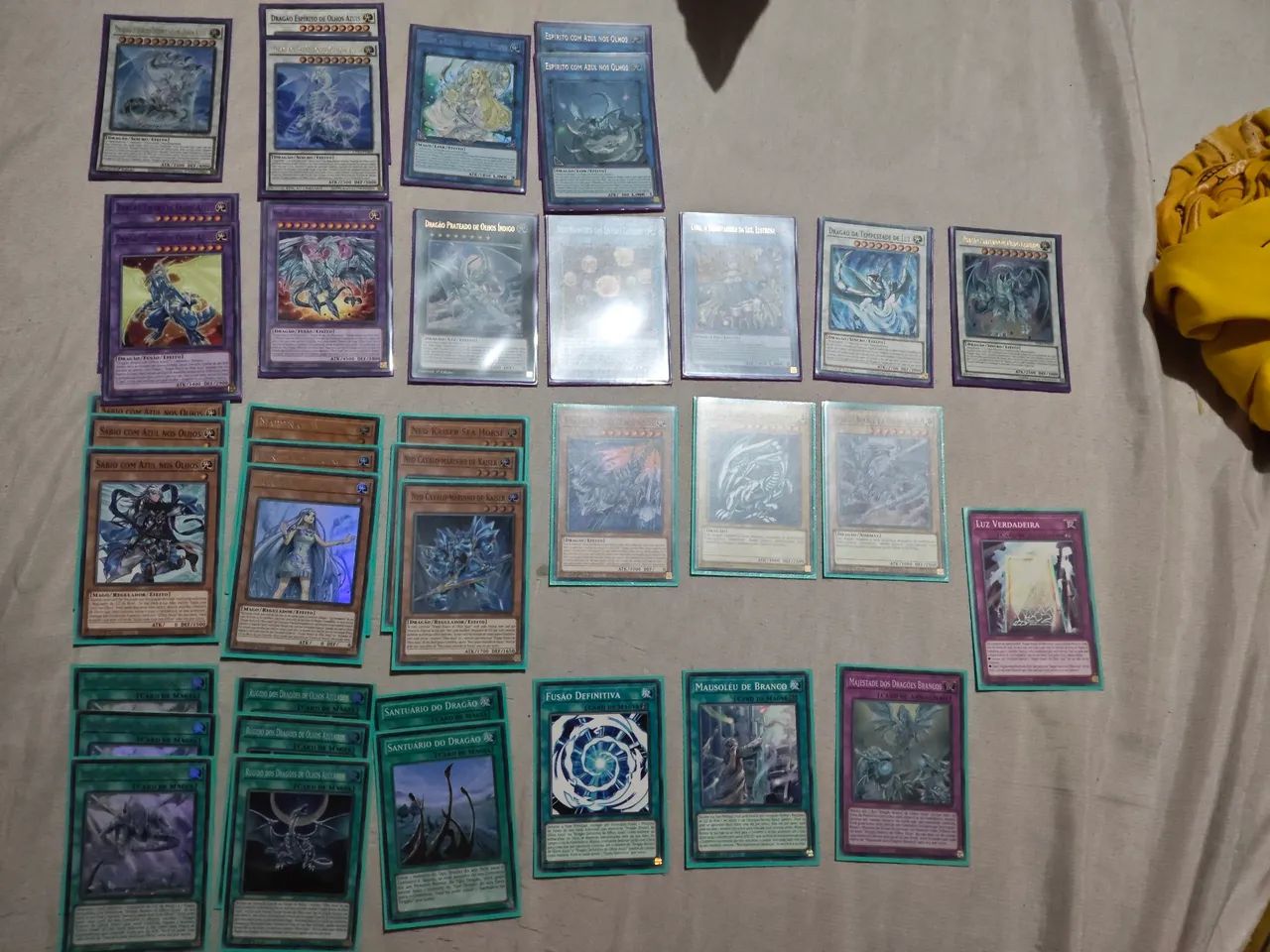 Deck yu gi oh! Dragão branco de olhos azuis