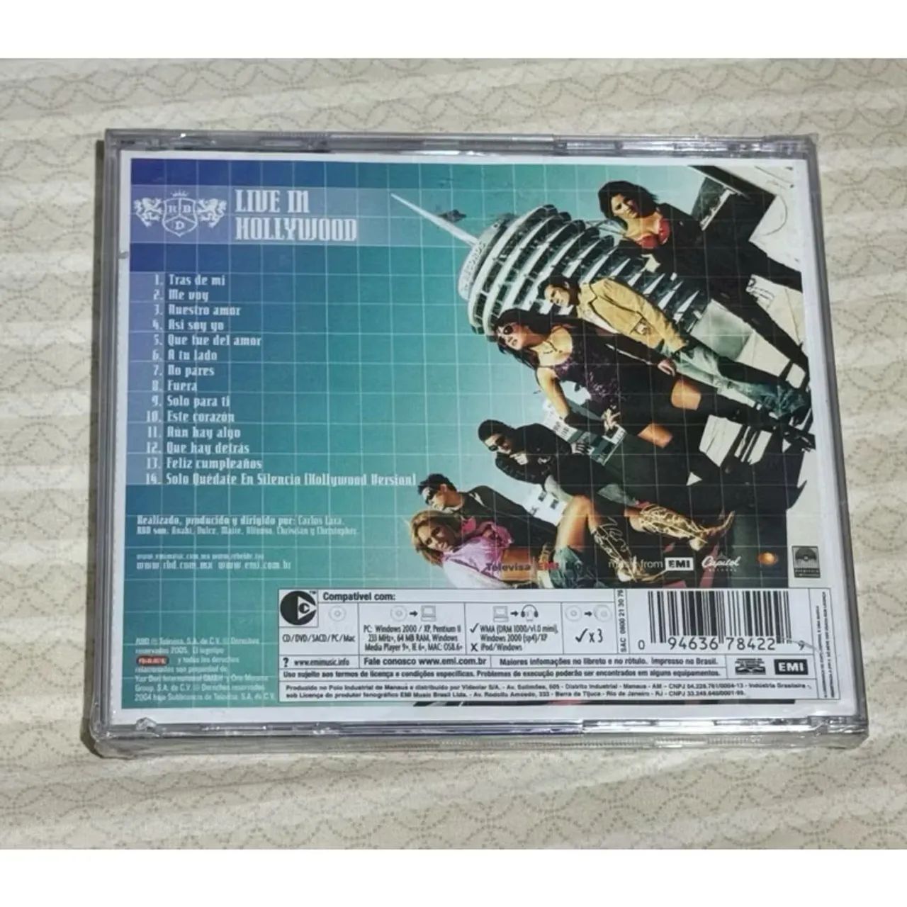 CD Live in Hollywood RBD Original Lacrado - Foto 2