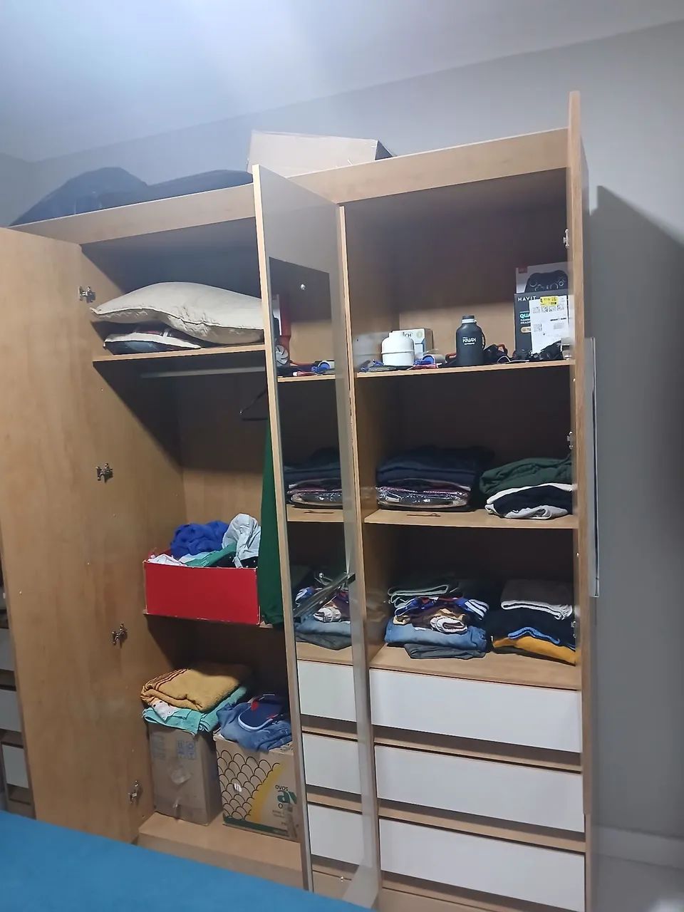 Guarda roupa casal com espelho  - Foto 2
