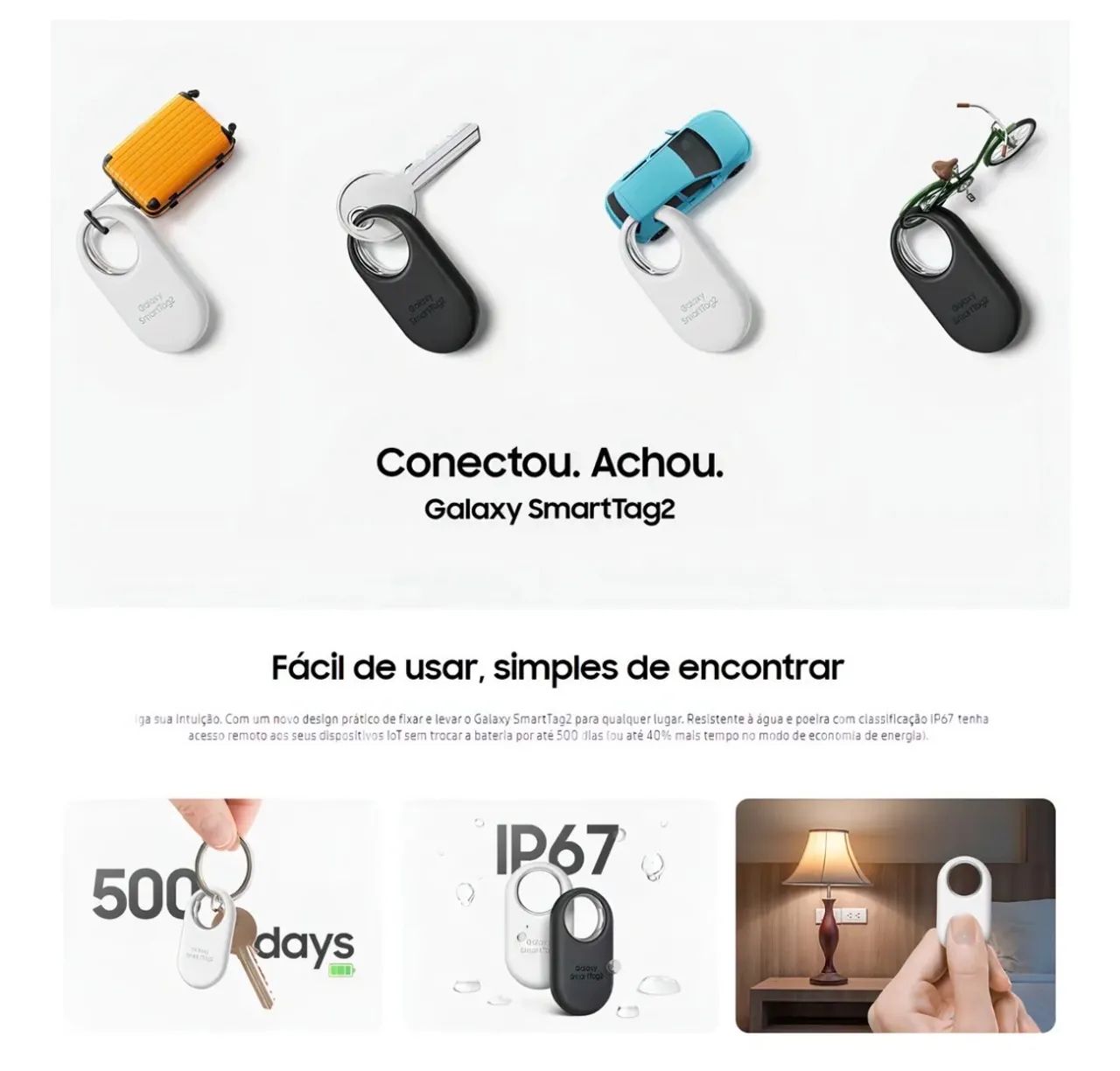 Pack com 4 Galaxy SmartTag2 - Foto 3