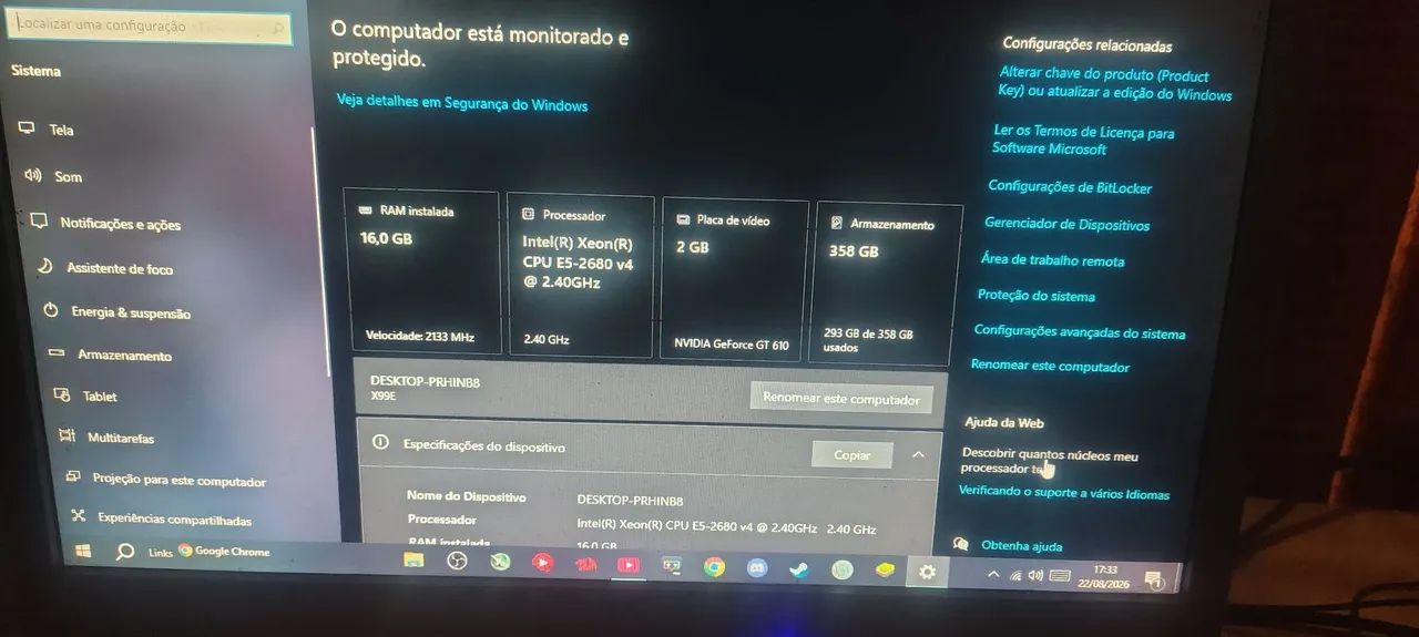 Pc  xeon i5 2680 v4 Pc completo  - Foto 2