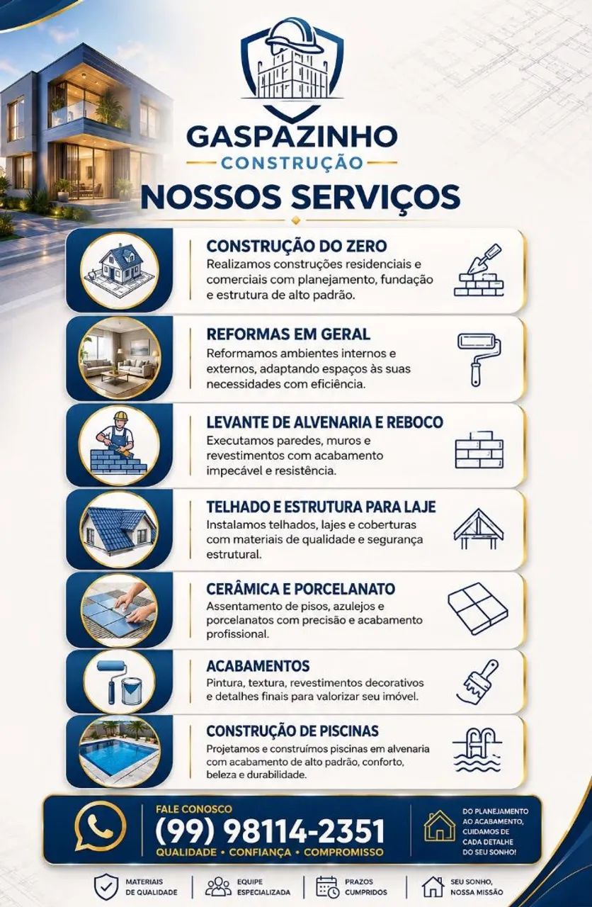 GASPARZINHO CONSTRUÇÕES  - Foto 2