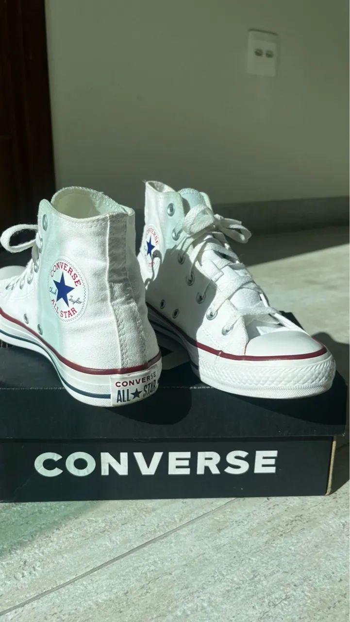 All Star Chuck Taylor Branco 37 - Foto 3