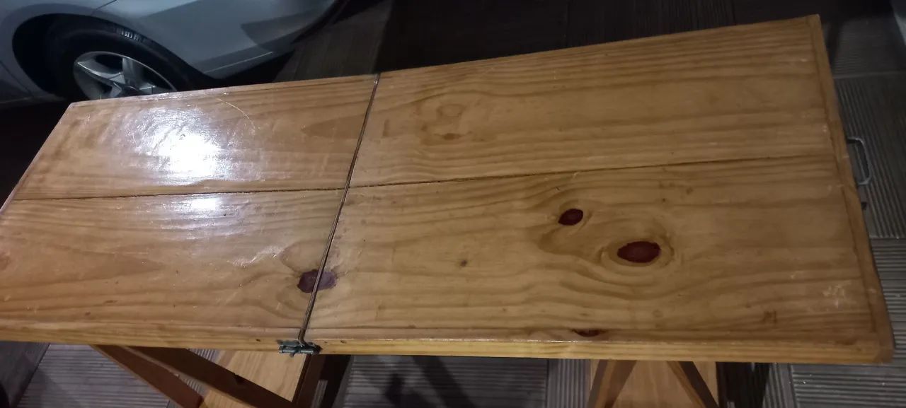 Mesa Maleta de Madeira  Pinus - Foto 3